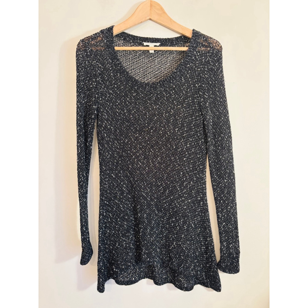 Eileen Fisher Small Speckled Linen Cotton Sweater